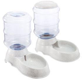 feeder3.5L/1gal Pet Feeder Self-Dispensing Gravity Pets Food Dispenser Automatic Dog Cat Feeder