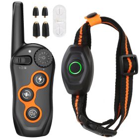 IPX7 Waterproof Dog Training Collar with Remote Rechargeable Electronic Shock Collar for Dogs Beep Vibration Shock for small Medium Large Dogs