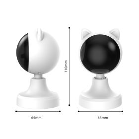 Smart Laser Cat Teaser Toy USB Charging (Color: White)
